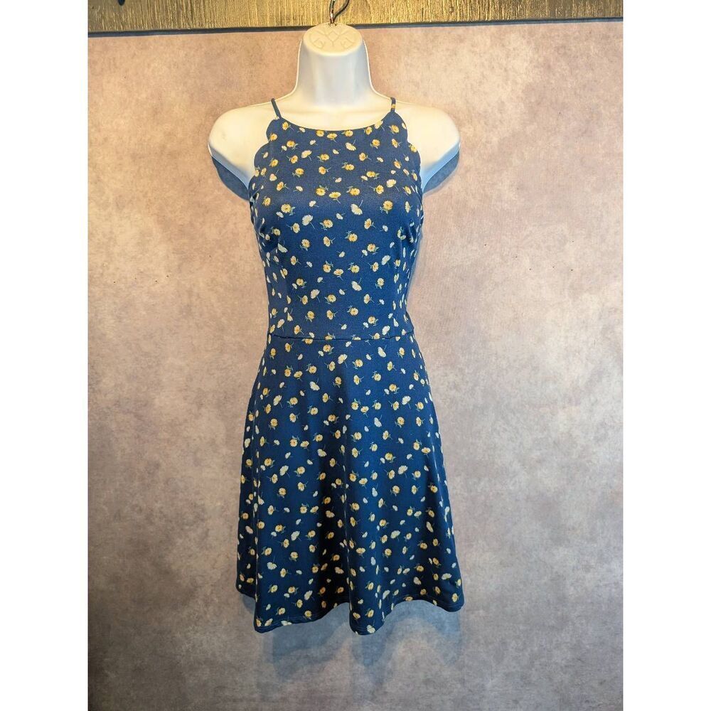 Fortune + Ivy lined skater fit and flare dress large